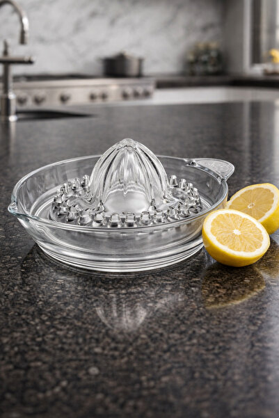 Tuğrastore Stylish Design Large Size Glass Lemon and Mandarin Juicer / Glass ...