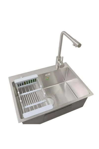 OEM Chiuveta Bucatarie Inox 75x45x21 cm Inox Periat