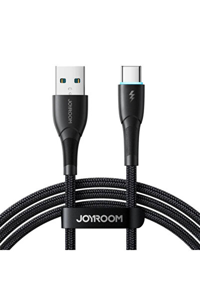 Joyroom SA32-AC3 USB/USB-C Cable, 3A Fast Charge, 1m, Black
