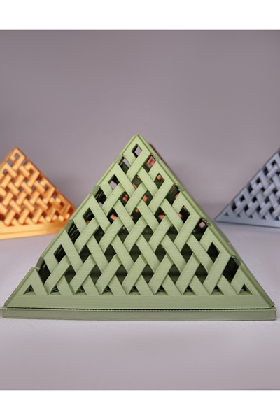 Vegart Pyramid Candle Holder, Box, Jewelry Box, Golden Ratio