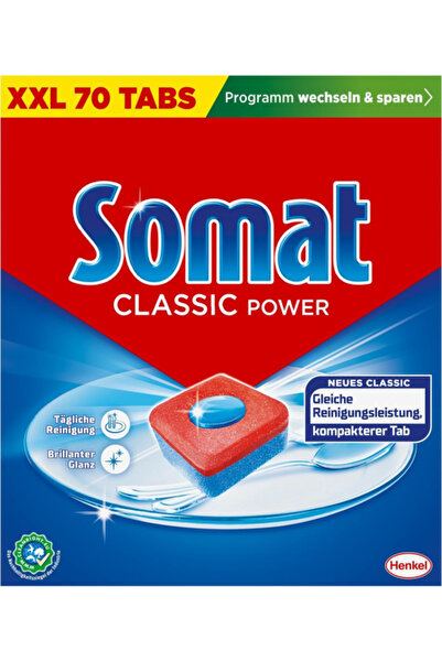 Somat Classic Power Detergent – ​​Dishwasher Tablets, Efficient Cleaning