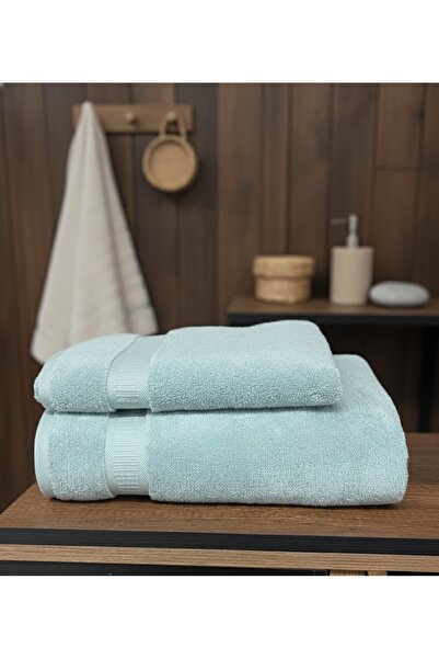COTTOWEL'S Hasır Micro 2-Piece Bathroom Set / 90X150 Bath Towel / 50X90 Hair ...
