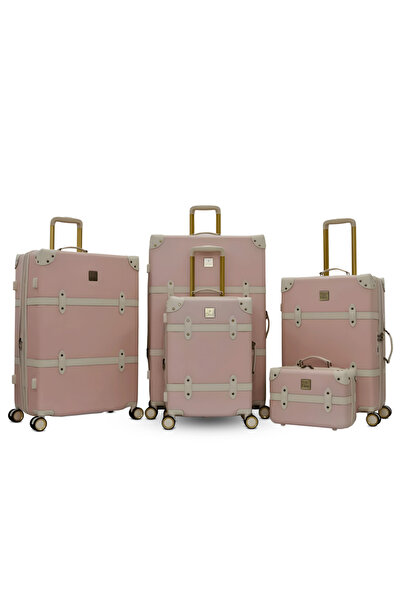 D Dive طقم حقائب سفر صلبة 5 قطع فاخرة مزدوجة بعجلات دوراة مزودة بقفل TSA