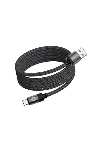 Mobile Origin Cablu magnetic USB/USB-C cu încărcare rapidă 27W, 1 m - Negru