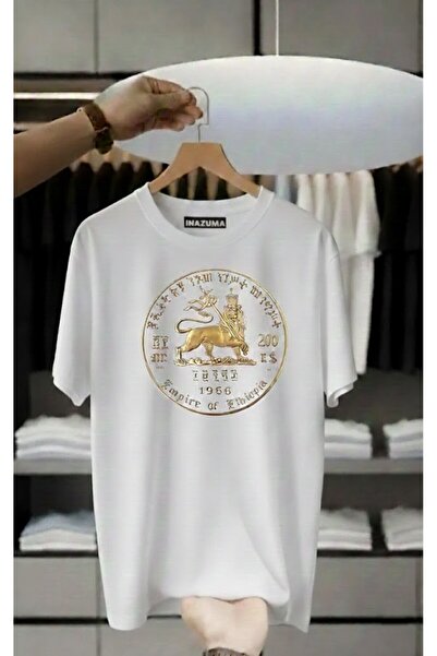 İnazuma Outdoors Unisex Oversize Βαμβακερό T-shirt με στάμπα, κοντό μανίκι κα...
