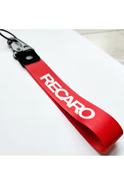 şimika tuning tuningmarketim Recaro Red Cloth Auto-Moto Keychain Quality Acce...