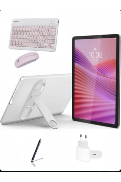 LENOVO Tab 10.1 inç 4/128GB Kılıf + Klavye + Mause + Şarj Başlığı + Kalem Hediye