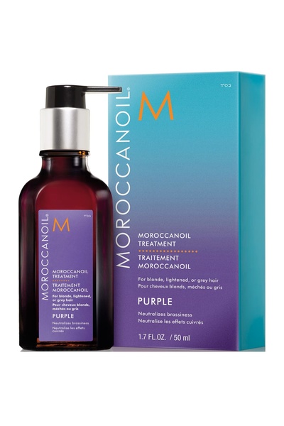 Moroccanoil Μωβ Λάδι Θεραπείας για Ξανθά, Ανοιχτόχρωμα ή Γκρίζα Μαλλιά, 50 ml