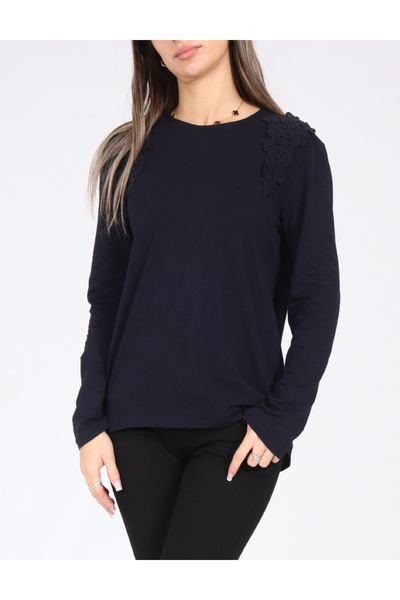 Evendi Blouse, Navy blue