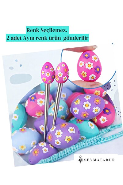 Şiş Ucu Koruyucu Yumurta Figür 2’li