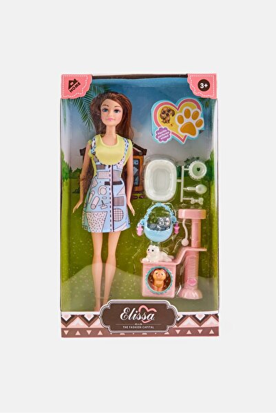Elissa Style IV Home Fashion Doll With Pets
