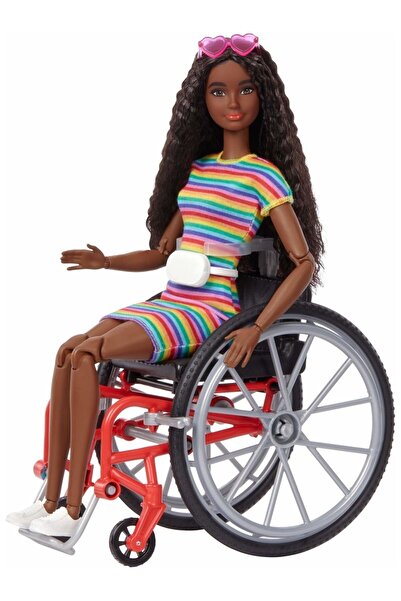 Barbie Civciv Oyuncak Fashionistas Tekerlekli Sandalyeli Bebek #166