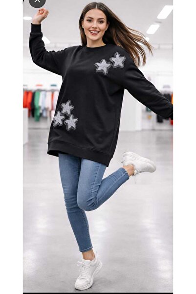 azram Τούνικ με λεπτομέρειες από τζιν με σχέδιο αστέρια