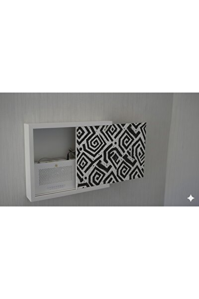 wudie Decorative Modem Storage Box Sliding Modem Box Tabletop Fuse Board Hide...