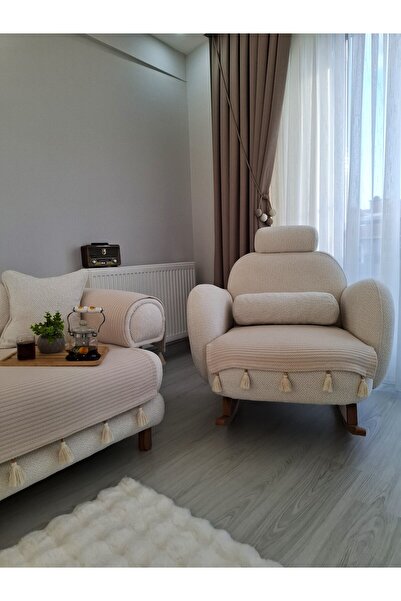 ARVA Home Sofa Cover 100% Cotton Tufted Sofa Cover Set