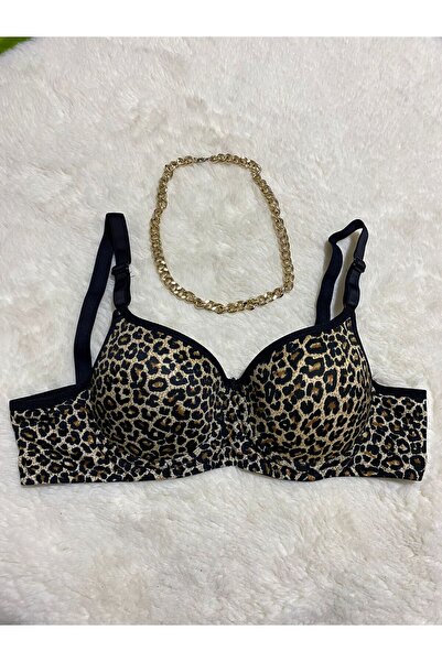 İltena Leopard Pattern Padded Bra