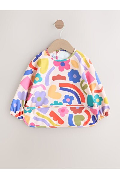 Next Baby Pink Floral Patterned Baby Bib