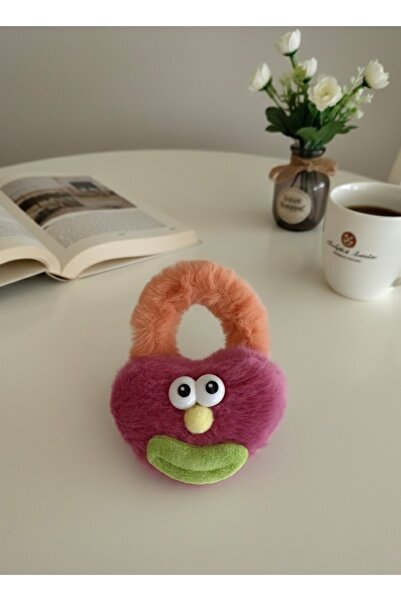 EFA مشبك مطاطي من القطيفة على شكل قلب