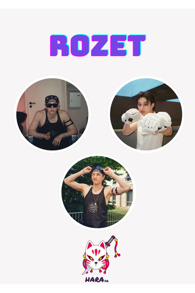 Hara Company Stray Kids Bang chan Karma Albüm Rozet Seti (3’LÜ)