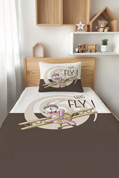 Talia Home طقم غرفة أطفال منقوش من ليتس فلاي TLAP-329