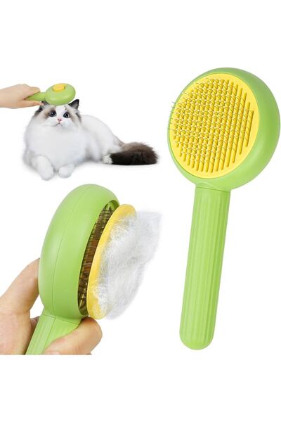 HAYHAYPETSHOP مشط القطط بتصميم الهامبرغر مع علبة