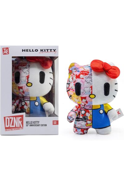 TOYTOPIA Yume Toys Hello Kitty 50. Yıldönümü DZNR Limited Edition Kutulu Peluş
