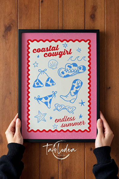 tablodea TD Pinterest Style Coastal Cowgirl Endless Summer Tablou decorativ î...