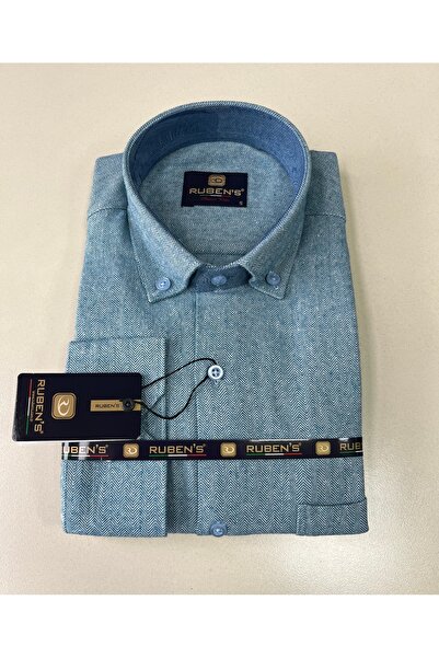Butik Wide fit quality winter dad shirt