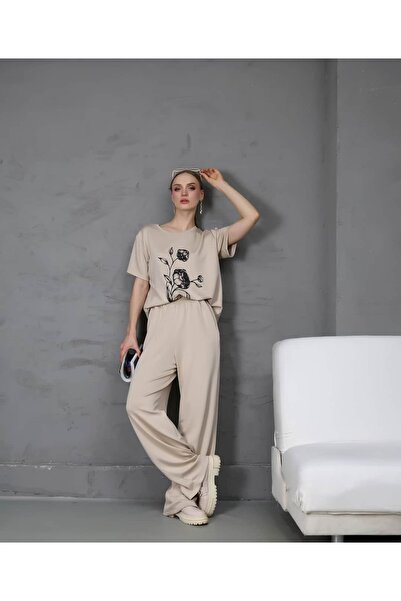REDMİNA fashion Relaxed Fit Floral Suit