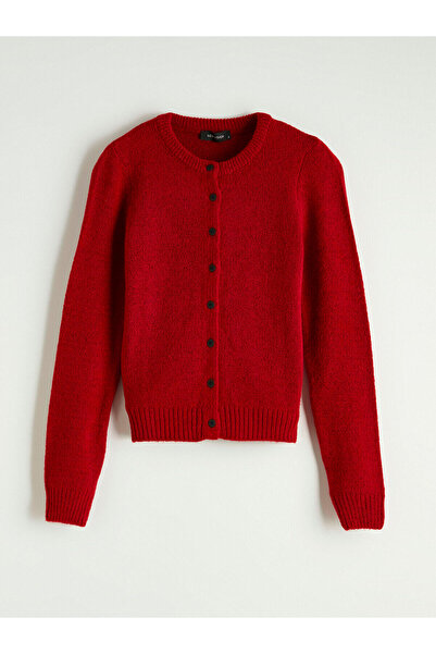 LC Waikiki Peak Yeni Sezon Bisiklet Yaka Kadın Triko Hırka