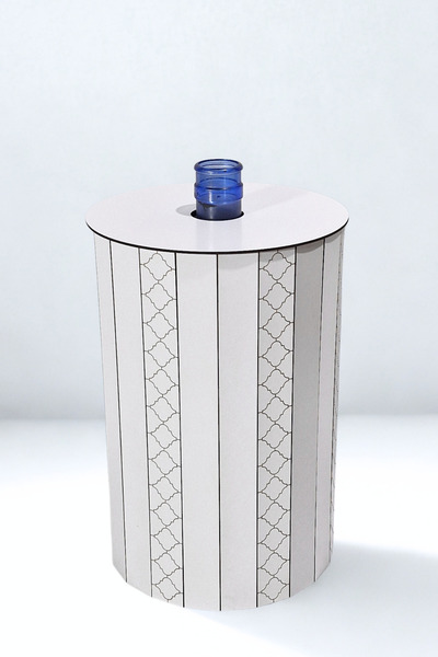 ihtiyacal Dekoratif İşlemeli Desenli Damacana Kılıfı Saklama Gizleme Kutusu Ö...