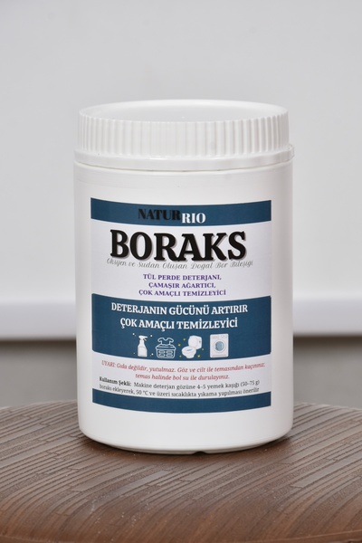 NATURRIO Kutulu Doğal Boraks 1250 gr Perde, Çamaşır ve Banyo Temizliği Temizl...