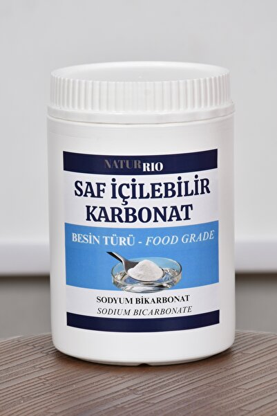NATURRIO Kutulu Saf Karbonat, İçilebilir Sodyum Bikarbonat 900 gr - İngiliz K...