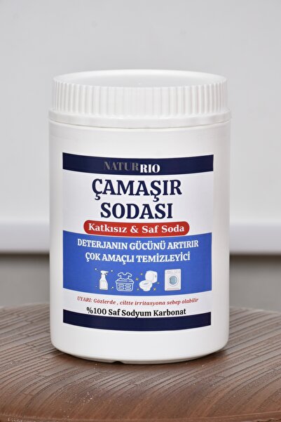 NATURRIO Kutulu Sodyum Karbonat 800 gr Çamaşır Sodası – Doğal Temizlik, & Bey...