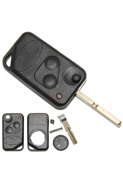 TECHSTAR Carcasă cheie RFC cu 2 butoane pentru Range Rover P38 (1994 - 2002) ...