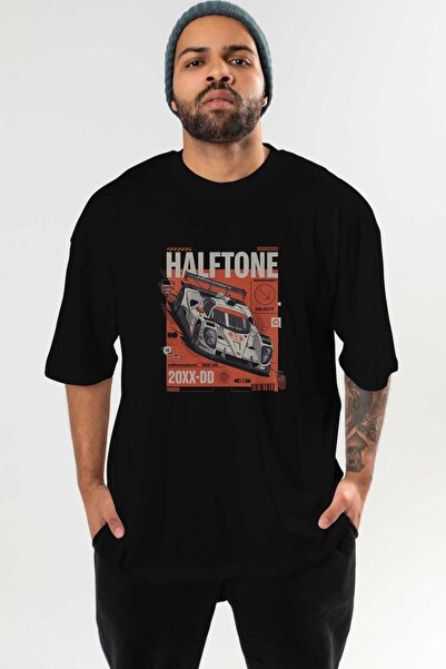 Ankhises Σειρά Car Series (26) μπροστινό μπλουζάκι με στάμπα σε μαύρο χρώμα, ...