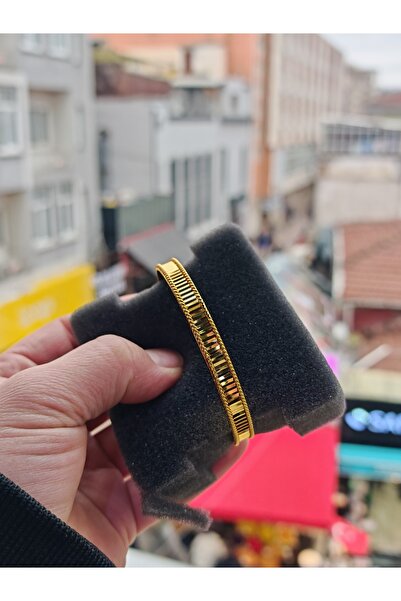 IŞILDAGOLD Aynalı Sazan Bilezik 22 Ayar Altın Kaplama imitasyon Bilezik (Adet)