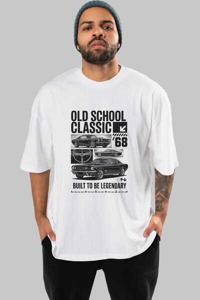 Ankhises سلسلة سيارات (58) تي شيرت أمامي مطبوع قصة فضفاضة تي شيرت رجالي ونسائ...