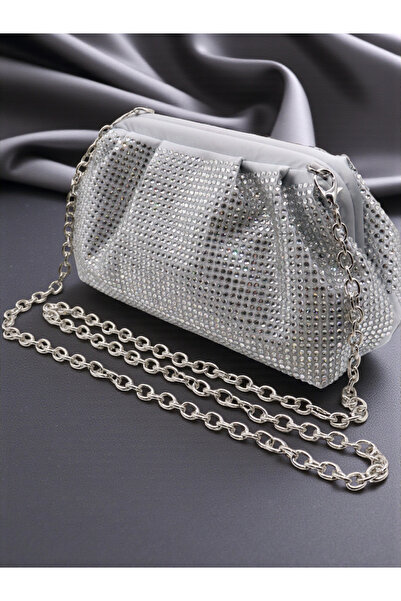 HFKY Women's Frequent Stone Embroidered Clutch Evening Bag. Evening Dress Bag