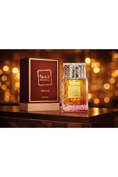 lattafa Khamrah Dukhan Lattafa, un parfum oriental intens, dulce-fumat, persi...