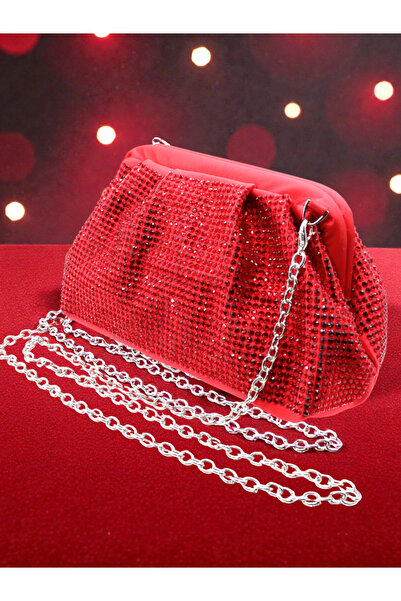 HFKY Women's Frequent Stone Embroidered Clutch Evening Bag. Evening Dress Bag