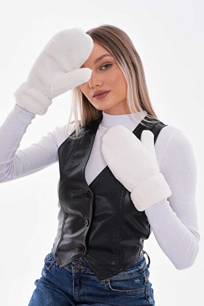 ANBLYs COLLECTION YUMUŞAK DOKULU TUŞELİ PELUŞ ELDİVEN