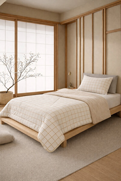 sternen glanz New Velmira Cotton Patterned Double-Sided Wellsoft Single Quilt...