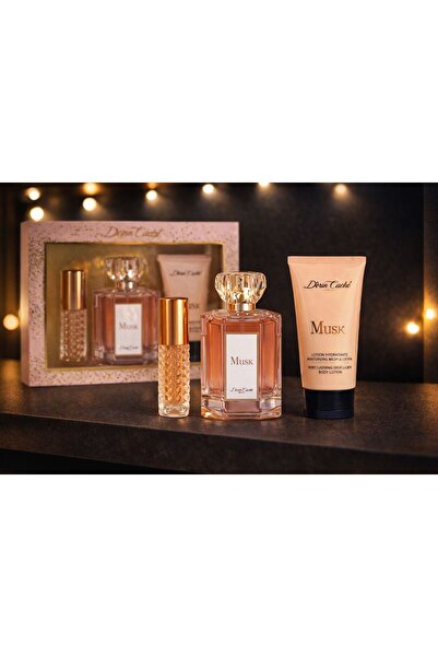 Dorin Cache Dorin Caché Musk set, elegant feminine perfume with mini spray an...