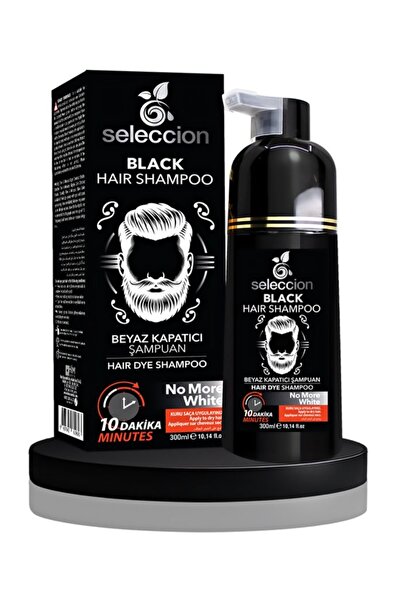Bote Seleccion Haır Shampoo Black 300 ML