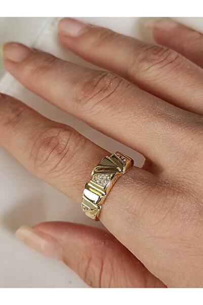 ZÜLİSCH XUPİNG ORJİNAL YÜZÜK GOLD 14K ZİRKON TAŞLI DAMGALI