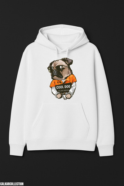 CALKARCOLLECTION سويت شيرت (هودي) للجنسين من Paws & Chill بغطاء رأس
