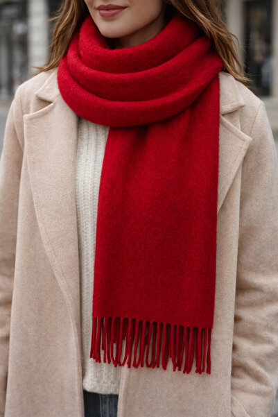 HEDCOLLECTION Women's Soft Textured Winter Shawl