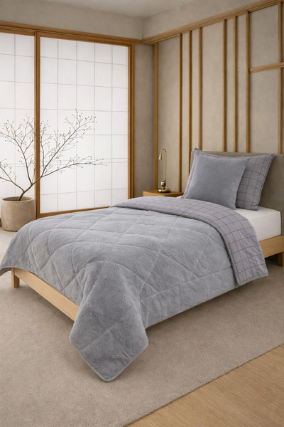 sternen glanz New Velmira Cotton Patterned Double-Sided Wellsoft Single Quilt...