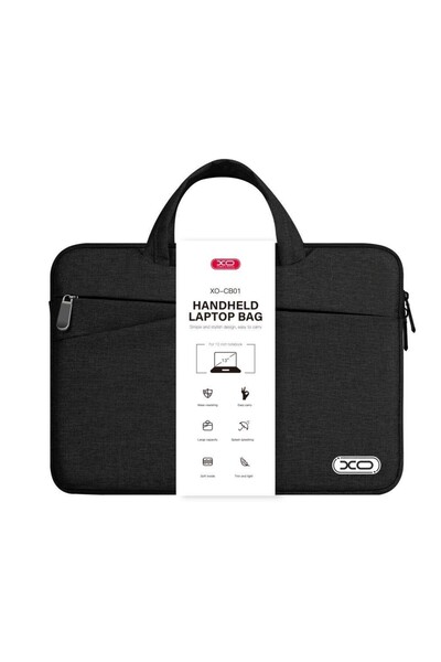 Xo حقيبة تخزين محمولة CB01 باللون الأسود
